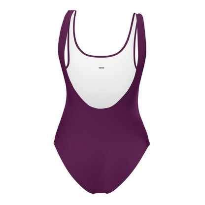 Tyrian Purple One-Piece Swimsuit