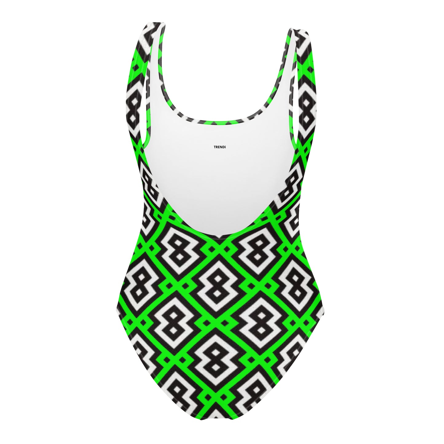 Green Diamond Prism One-Piece Swimsuit