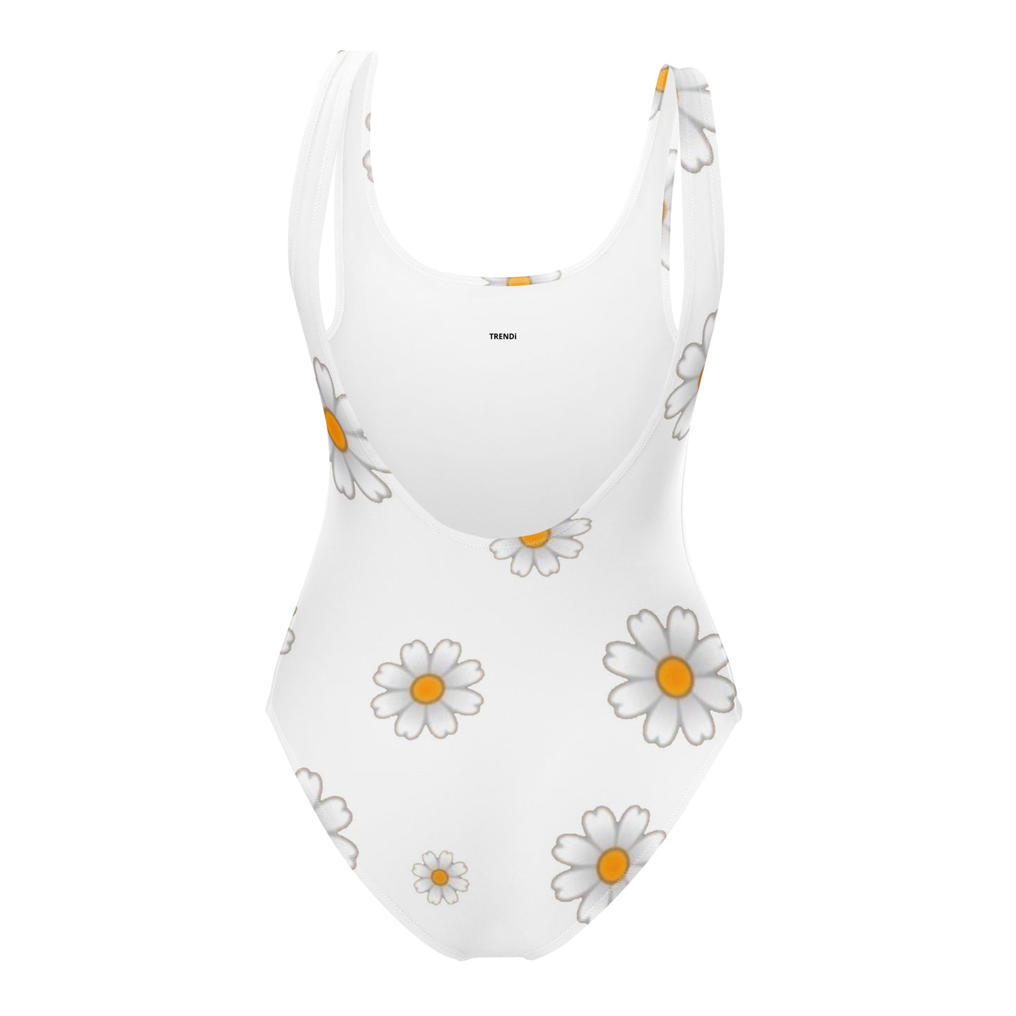 White Floral One-Piece Swimsuit