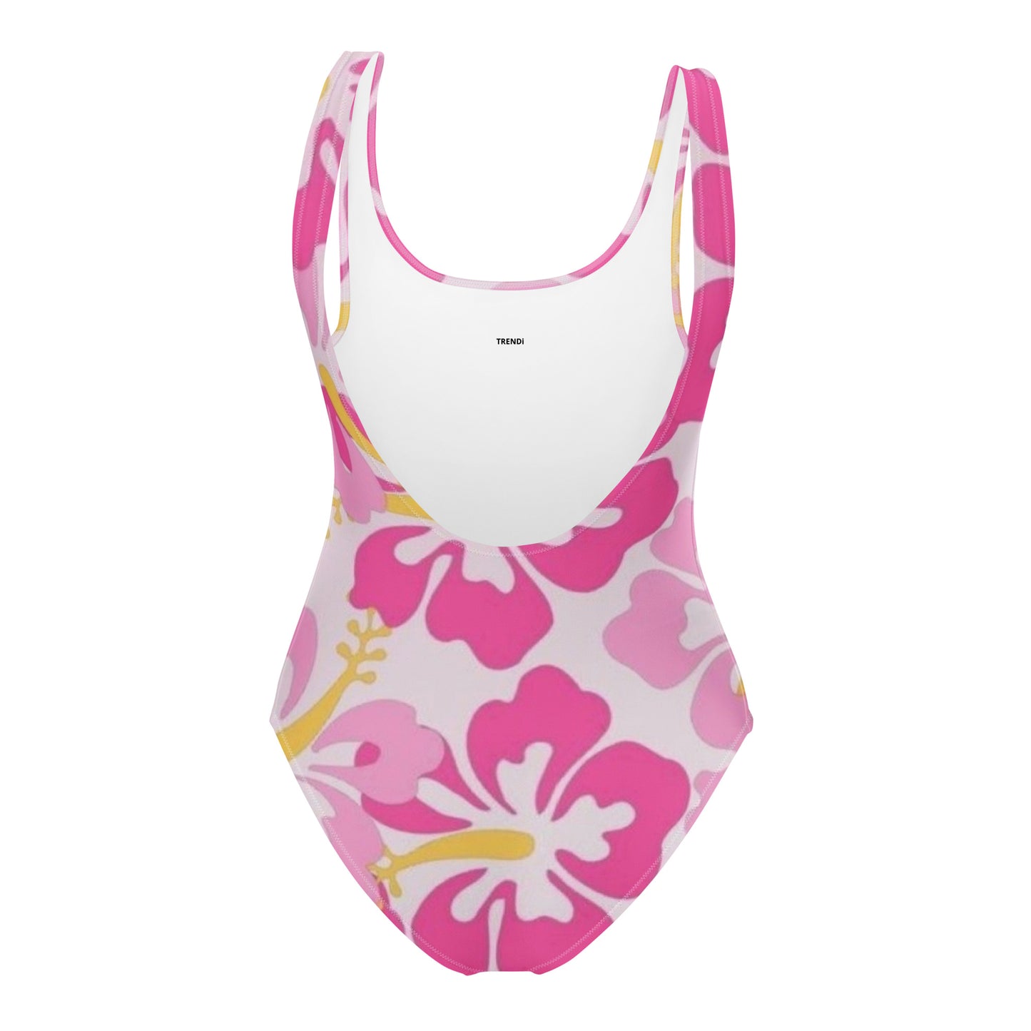 Pink Floral One-Piece Swimsuit