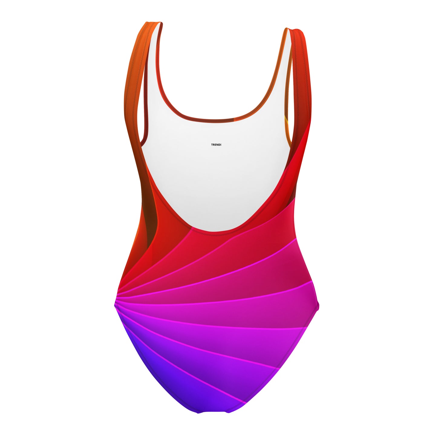 Red Rainbow Prism One-Piece Swimsuit