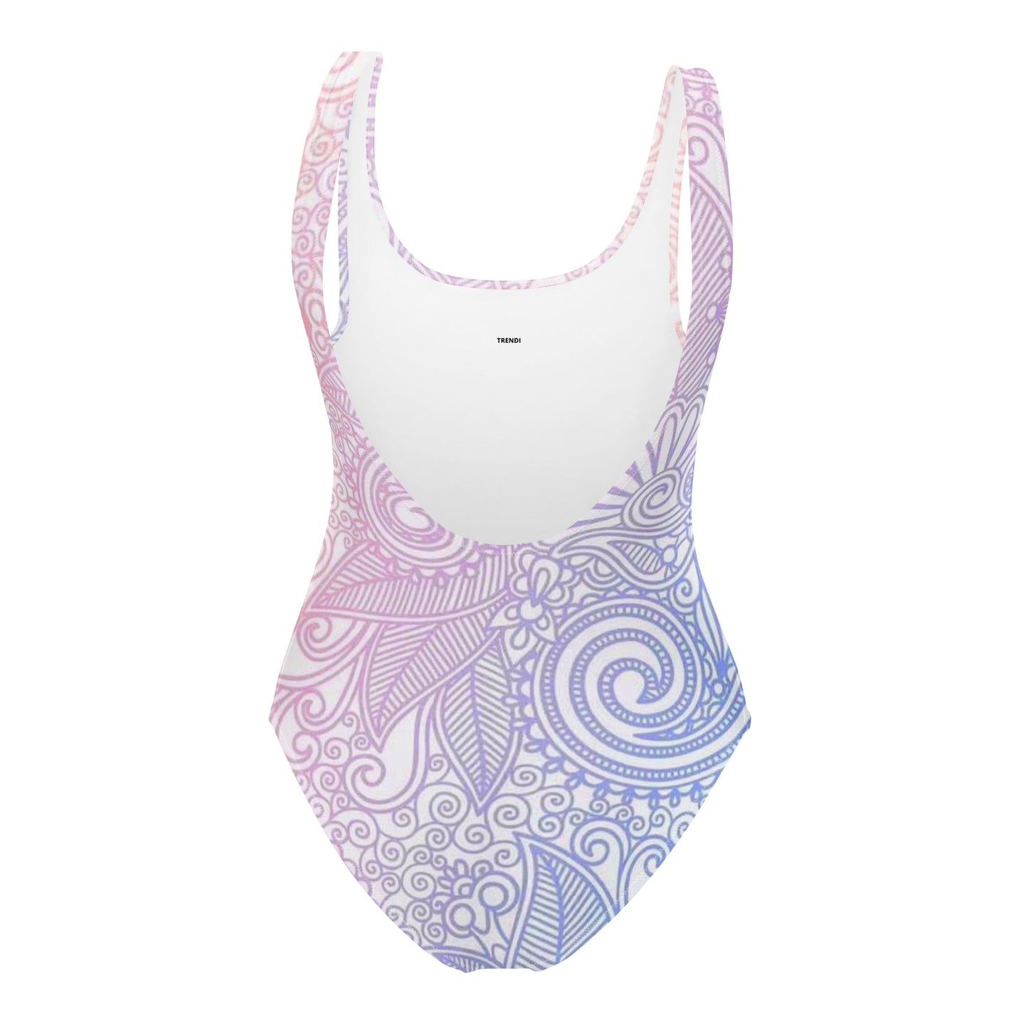 Paisley Pattern One-Piece Swimsuit