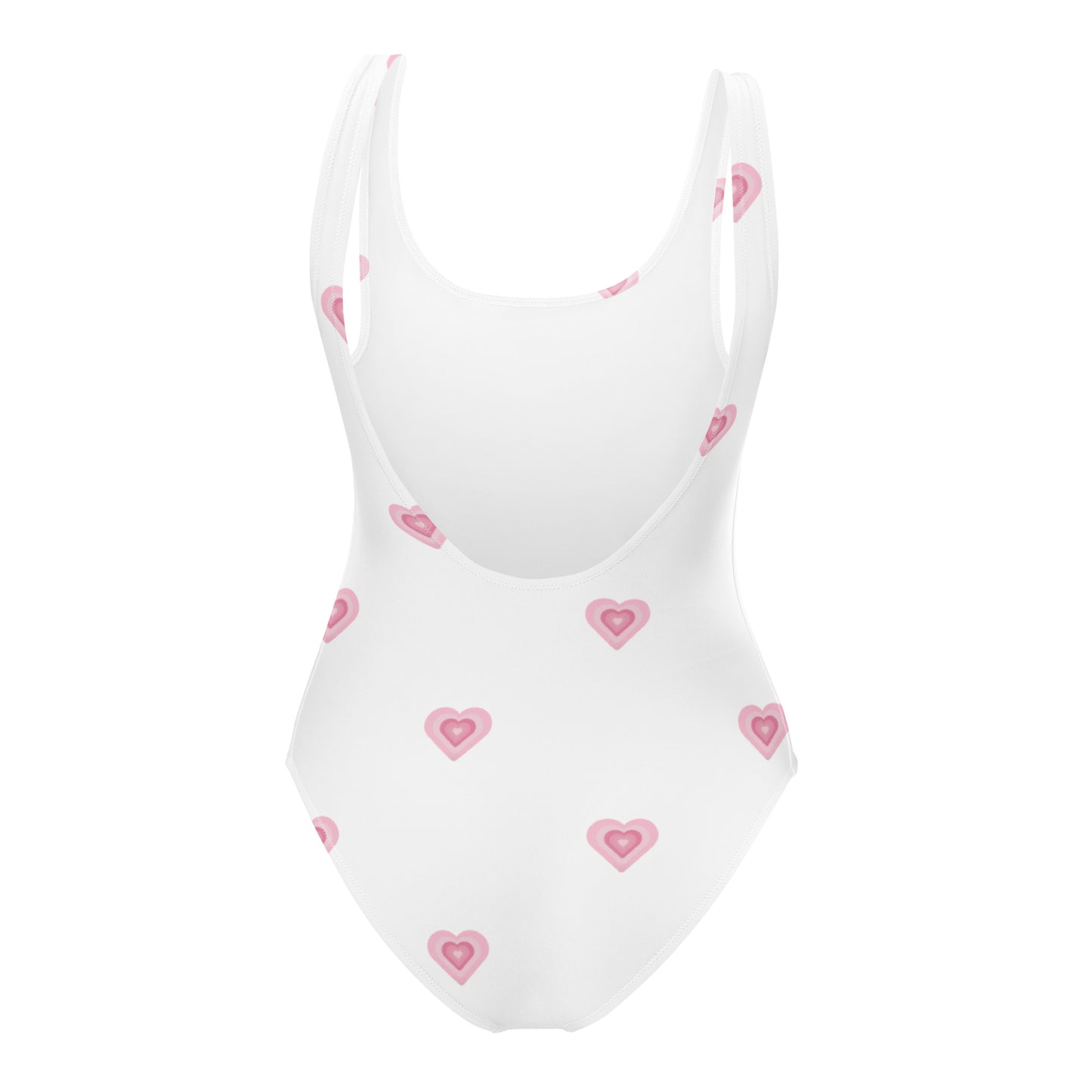 Pink Heart One-Piece Swimsuit