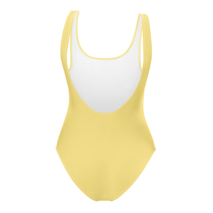 Yellow One-Piece Swimsuit