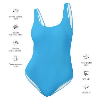 Skye Blue One-Piece Swimsuit