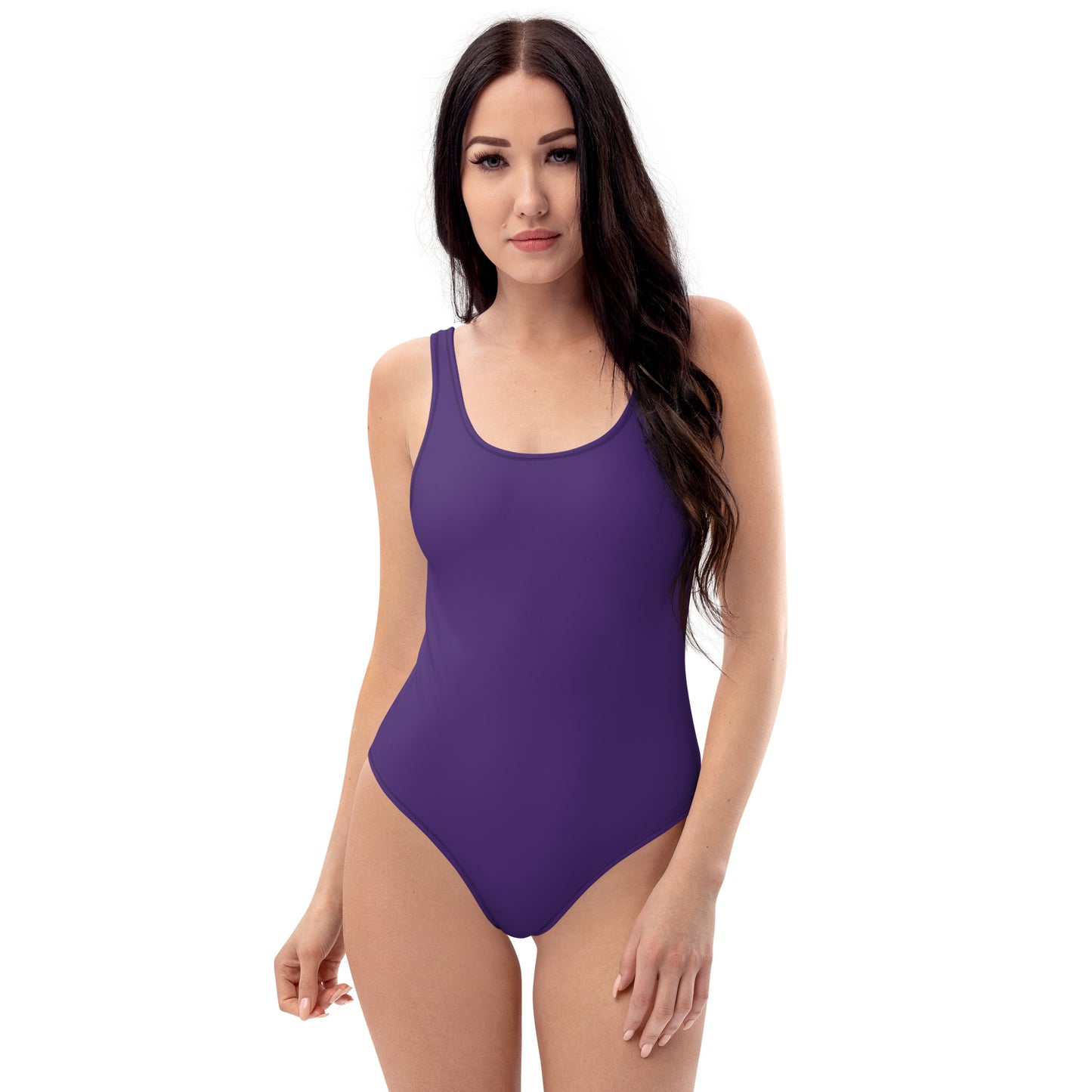 Purple One-Piece Swimsuit