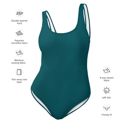 Sherpa Blue One-Piece Swimsuit