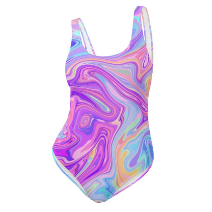 Liquid Rainbow One-Piece Swimsuit