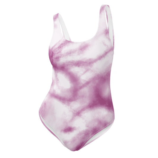 Purple Shady One-Piece Swimsuit