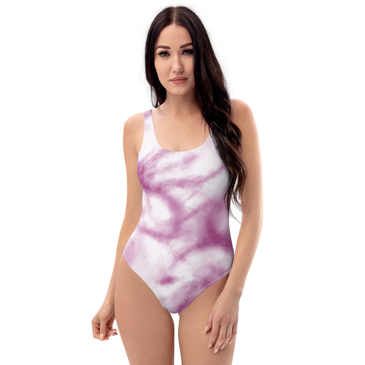 Purple Shady One-Piece Swimsuit