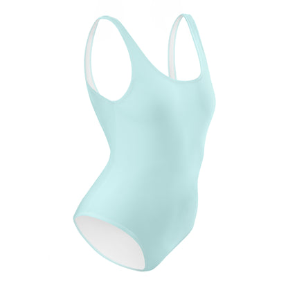 Light Blue One-Piece Swimsuit