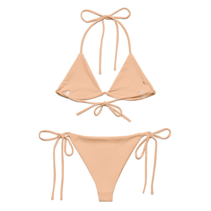 Peach String Bikini