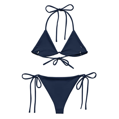 Navy Blue String Bikini