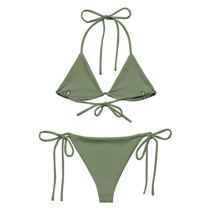 Olive Green String Bikini