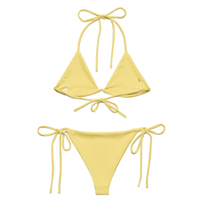 Yellow String Bikini