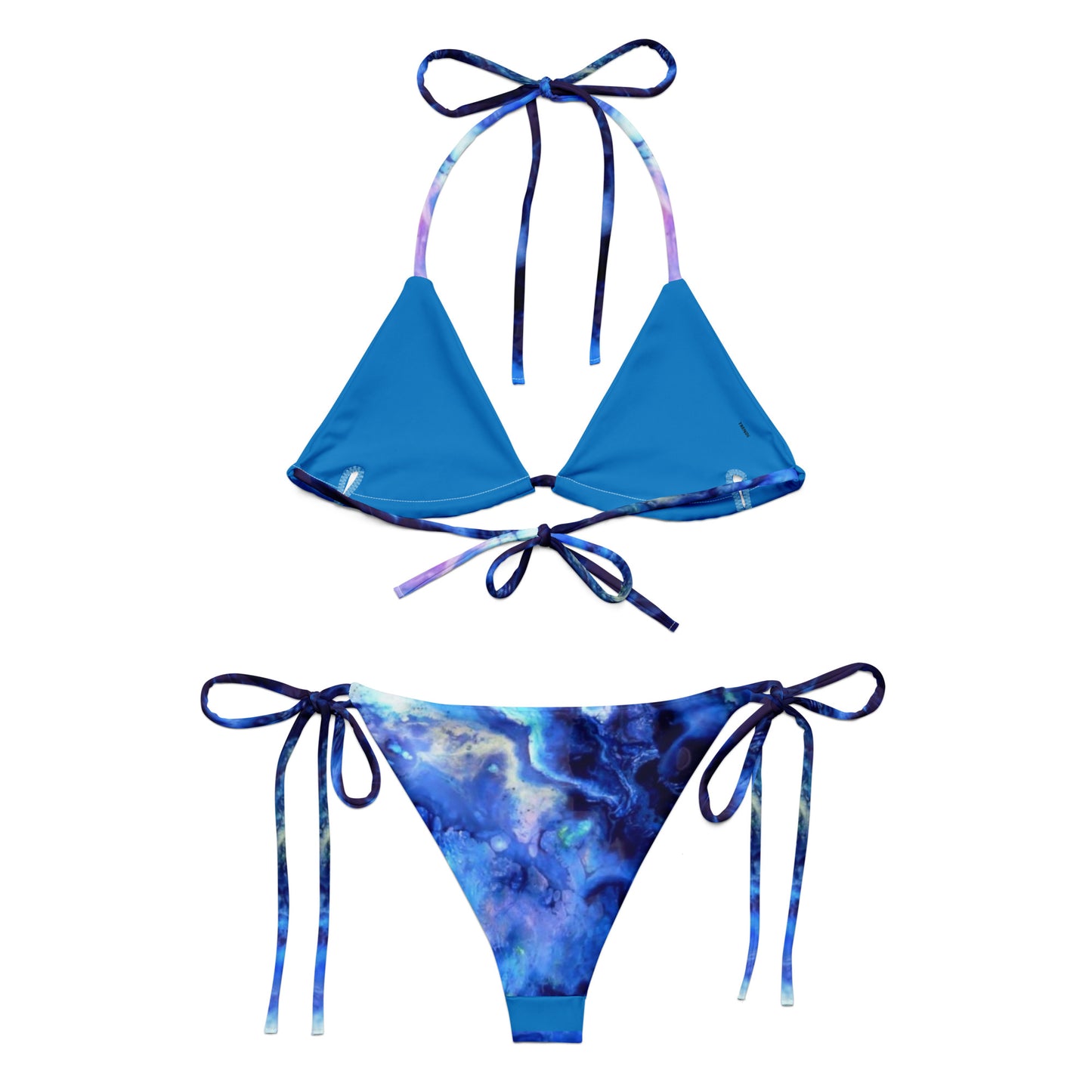 Blue Blush String Bikini