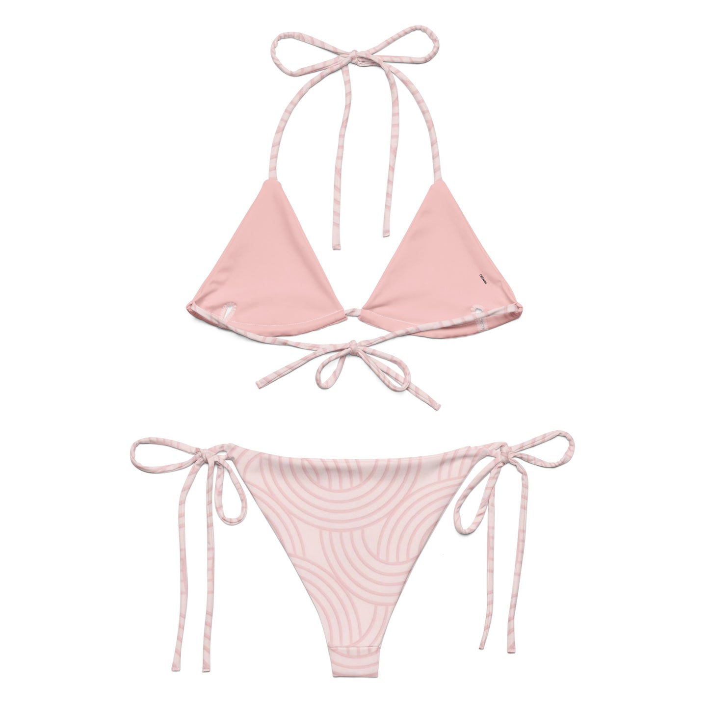 Pink Circular String Bikini