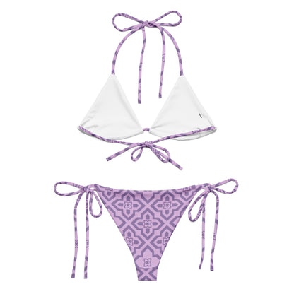 Purple Clover String Bikini