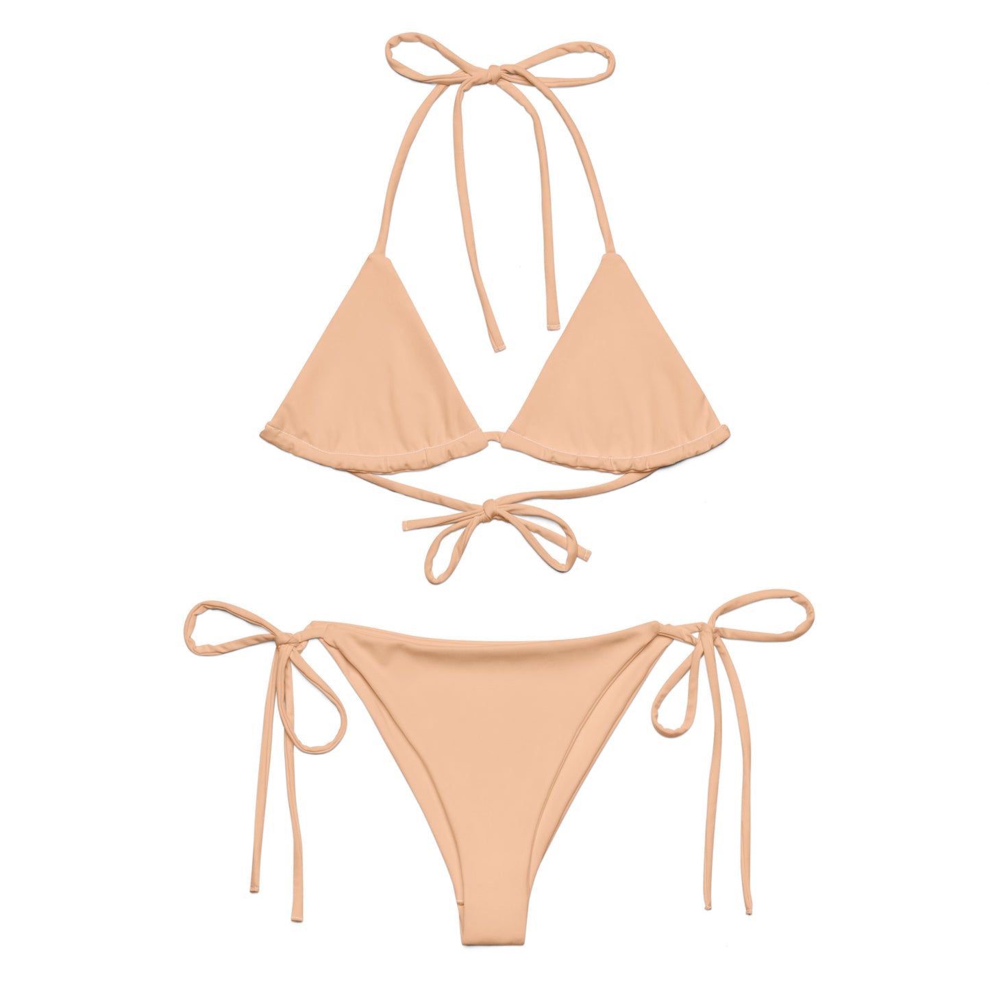 Peach String Bikini