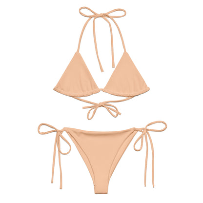 Peach String Bikini