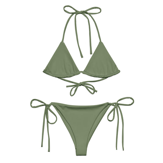 Olive Green String Bikini