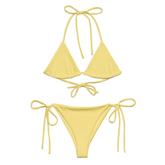 Yellow String Bikini