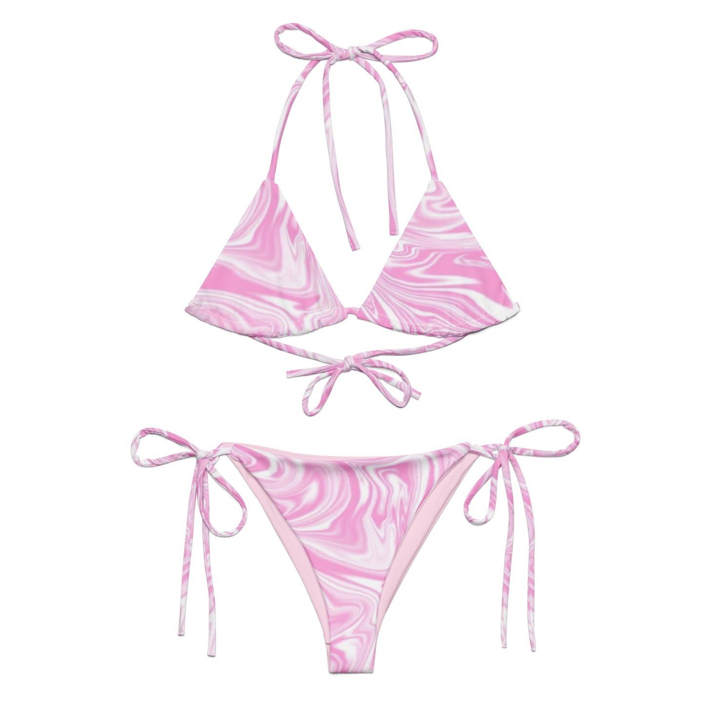 Pink Paint String Bikini