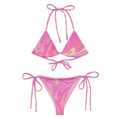 Pink Lava string bikini