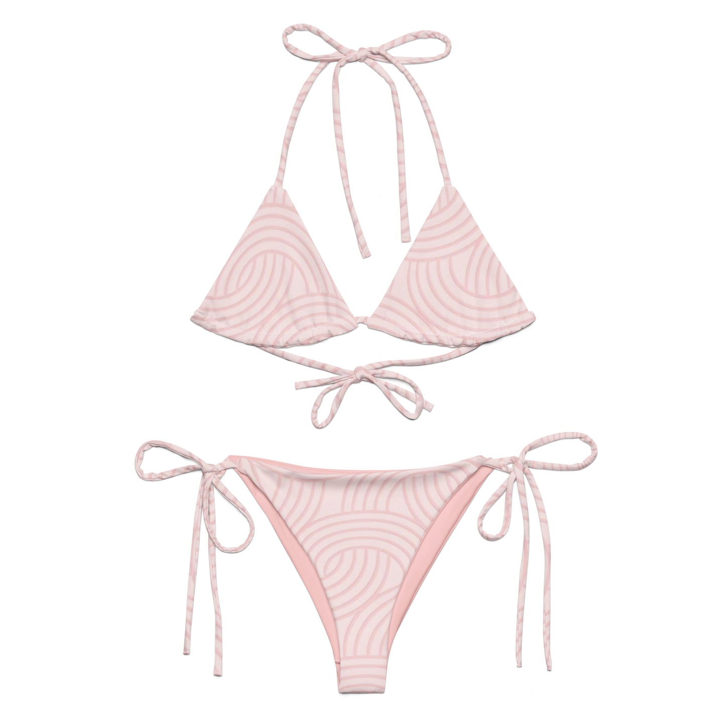 Pink Circular String Bikini