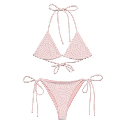 Pink Circular String Bikini