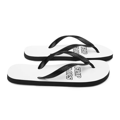 White Flip-Flops