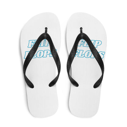 Blue & White Flip-Flops